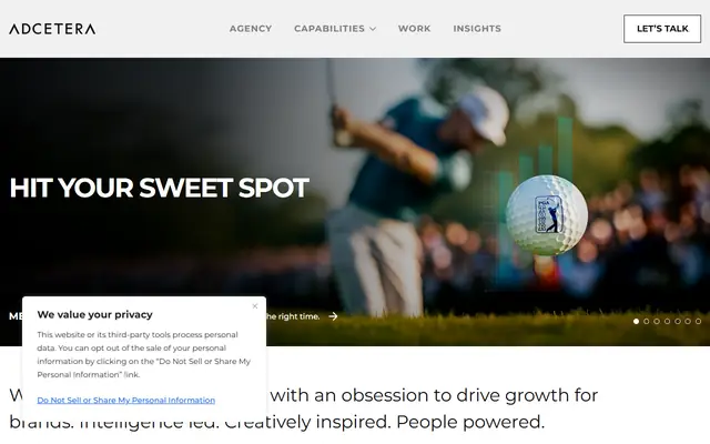 Adcetera homepage