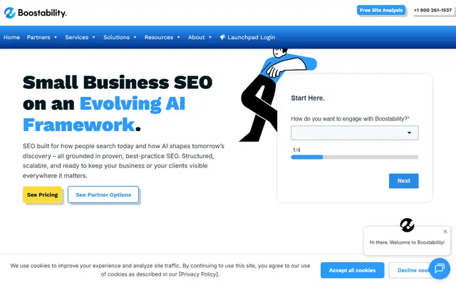 Boostability homepage