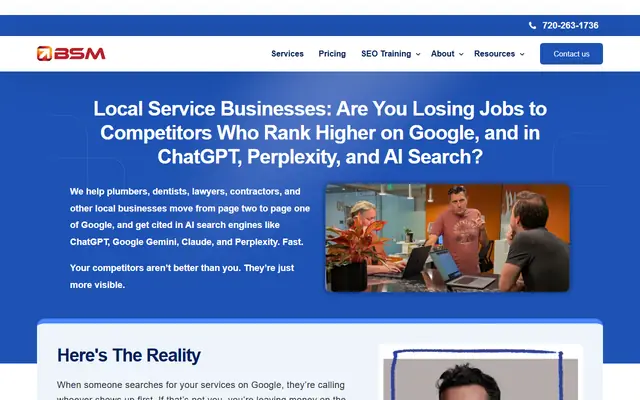 Boulder SEO Marketing homepage