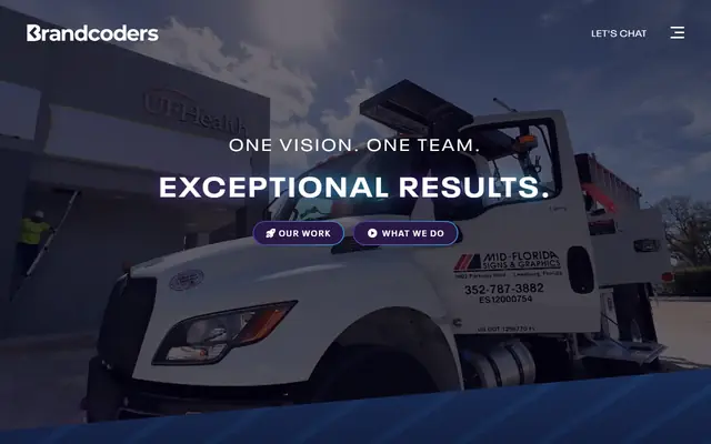 Brandcoders homepage