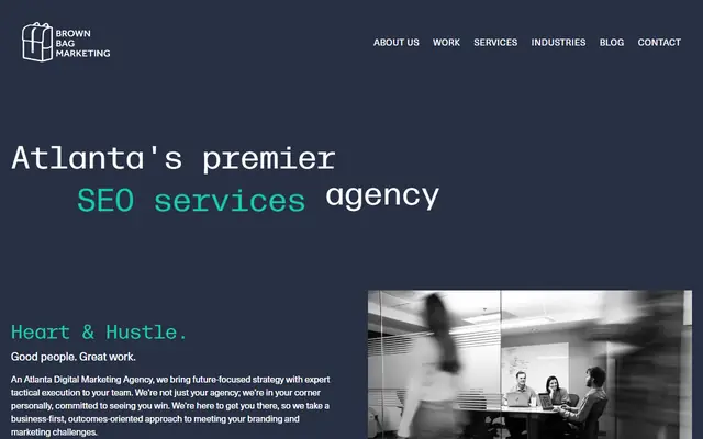Brown Bag Marketing homepage