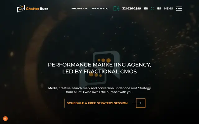 Chatter Buzz Media homepage