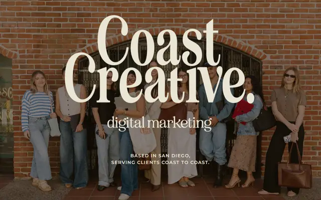 Coast Creative homepage