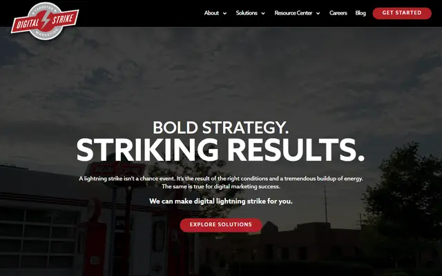 Digital Strike homepage
