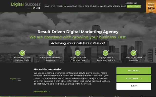Digital Success homepage