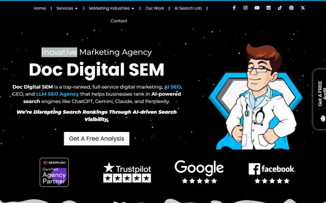 Doc Digital SEM homepage