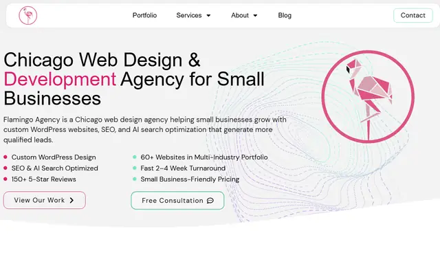 Flamingo Agency homepage