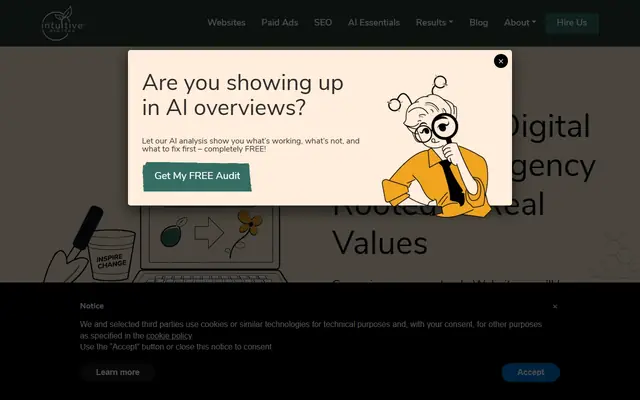 Intuitive Digital homepage