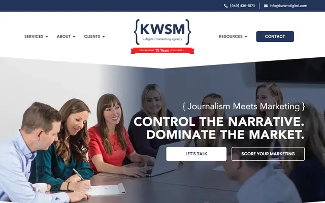 KWSM homepage