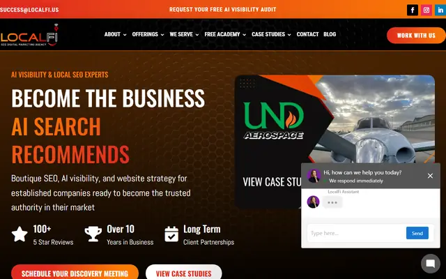 LocalFi homepage
