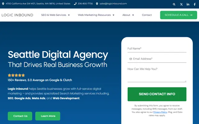 Logic Inbound homepage