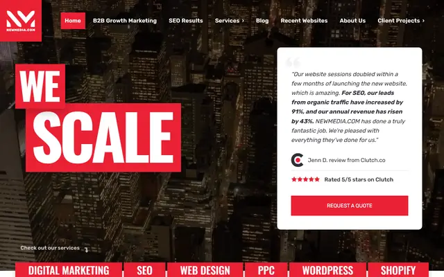 NEWMEDIA.COM homepage