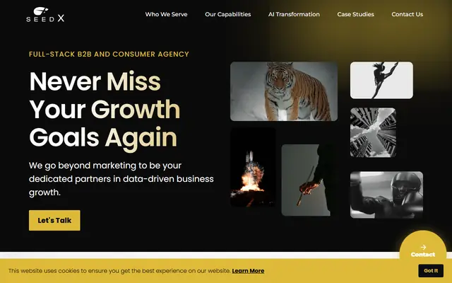 SeedX homepage