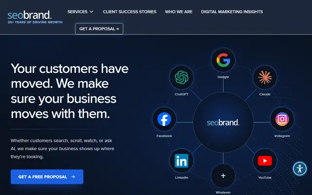 SEO Brand homepage
