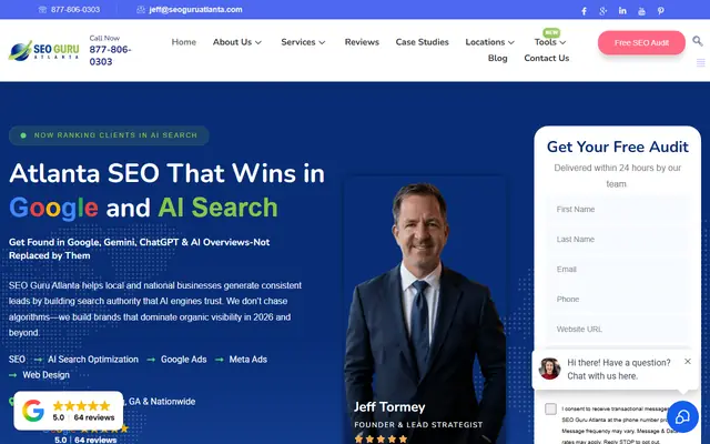 SEO Guru Atlanta homepage