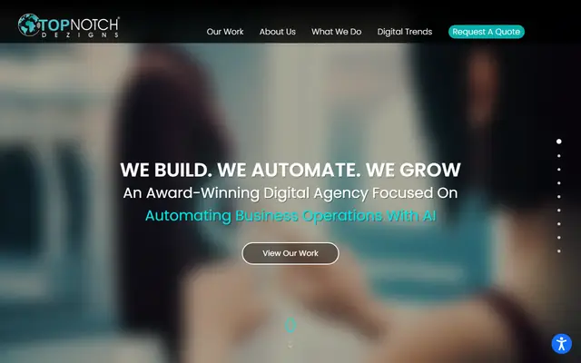 Top Notch Dezigns homepage