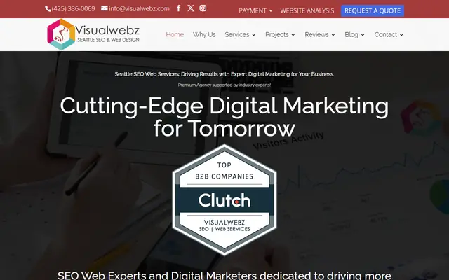 Visualwebz homepage