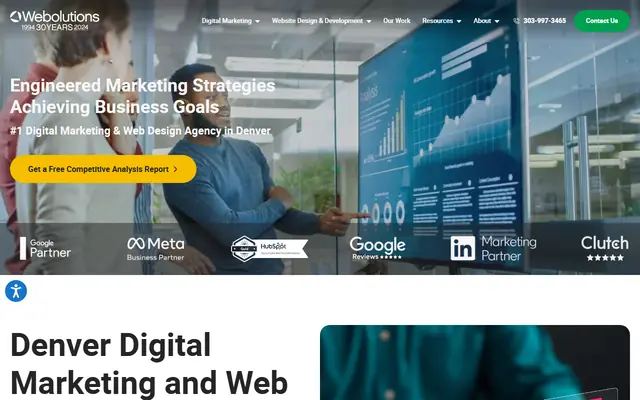 Webolutions homepage