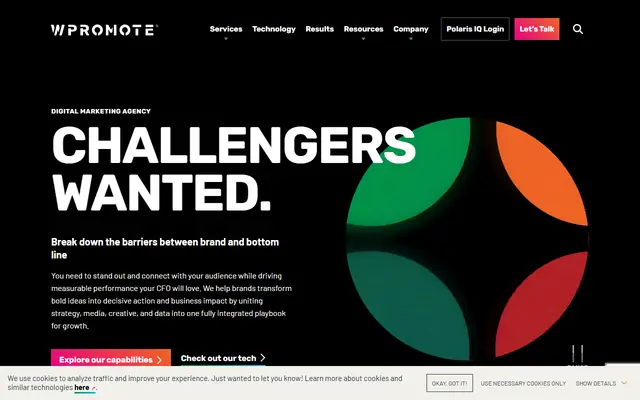 Wpromote homepage