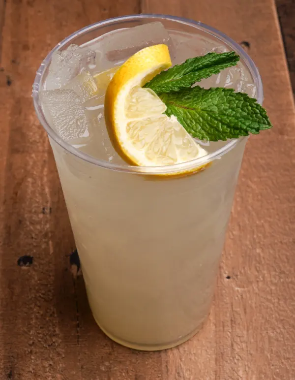 Ginger mint lemonade